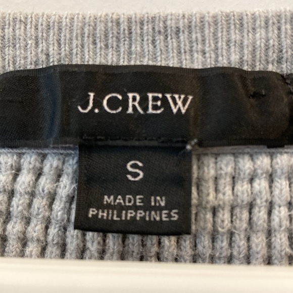 J Crew waffle crew crop pullover, size small - Picture 2 of 6